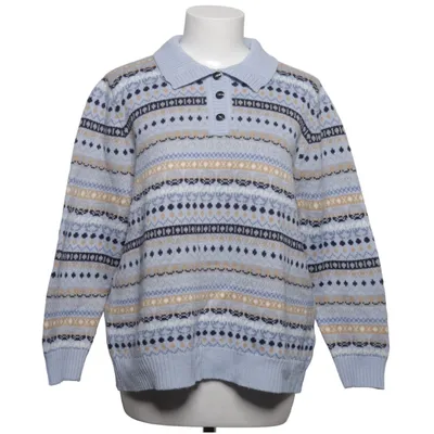 Pull-over (Bleu, Multicolore) de Atelier Creation Acrylique, Laine