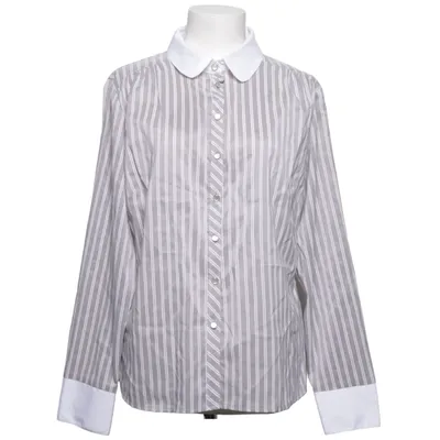 Shirt (Gray, White) from Miladys Elastane, Polyester, Viscose