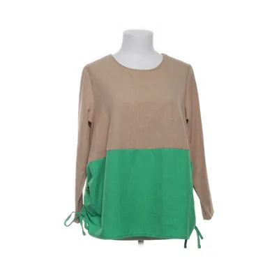 Blouse (Beige, Green) from Wendy Trendy Polyester