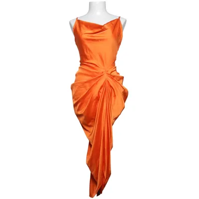 Robe longue (Orange) de PrettyLittleThing Polyester