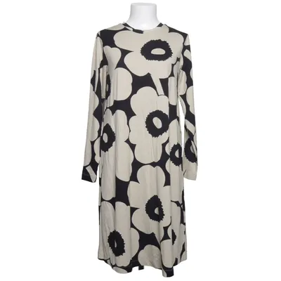 Robe longue (Beige, Noir) de Marimekko Élasthane, Viscose