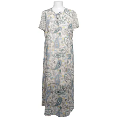 Maxi jurk (Beige, Blauw, Meerkleurig) van Linea Tesini Polyester, Viscose