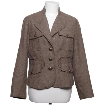 Blazer (Bruin) van Promiss Acetaat, Acryl, Polyamide, Polyester, Wol