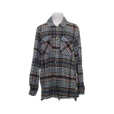 Flanellen overhemd (Groen, Meerkleurig) van Pieces Polyester
