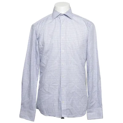Shirt (Blauw, Wit) van Eterna Katoen