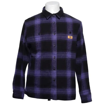Flannel shirt (Purple, Black) from Quiksilver Cotton, Viscose