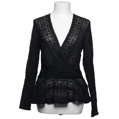 Blouse portefeuille (Noir) de Rue de Femme Coton, Élasthane, Polyamide