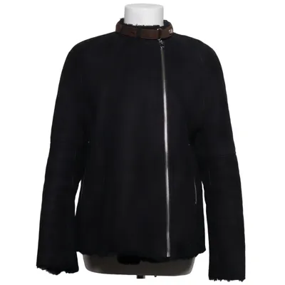 Shearling jas (Zwart) van Hunkydory Leer