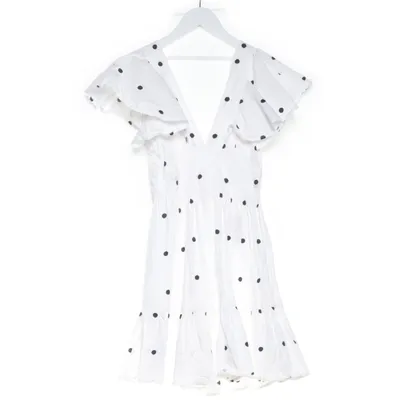 Jurk (Wit, Zwart) van Gina Tricot Katoen
