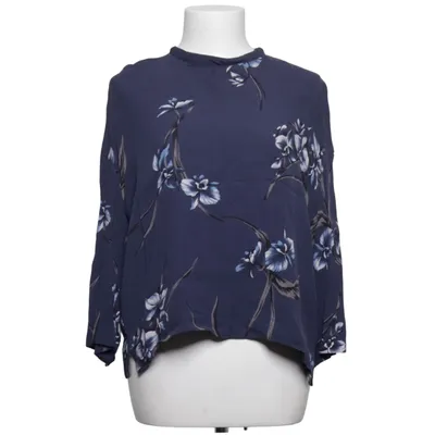 Blouse (Bleu, Multicolore) de Ganni Viscose