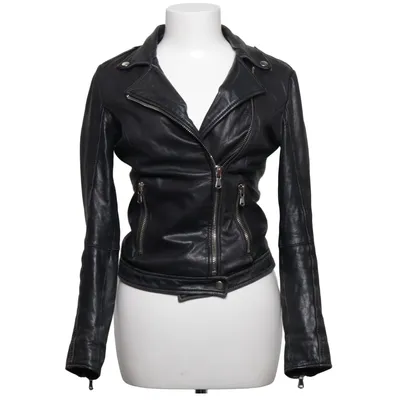 Biker jacket (Black) from Be Edgy Leather, Polyester