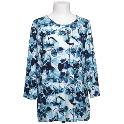 T-shirt à manches longues (Bleu, Blanc) de Gabriella K.