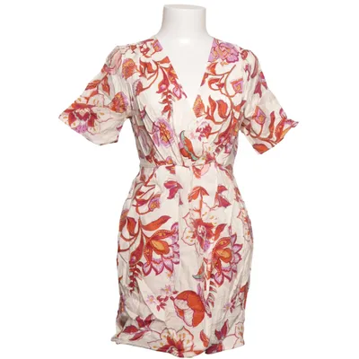Kjole (Beige, Flerfarvet) fra Mango Polyamid, Viscose