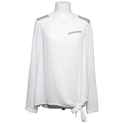 Blouse (White, Gray) from Liberty Woman Polyester, Polyurethane