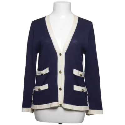 Cardigan (Blå, Hvid) fra By Malene Birger Uld
