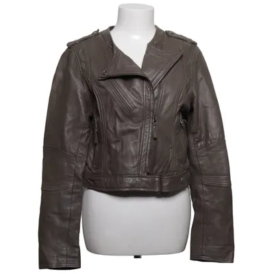Biker jacket (Gray) from Flash Outerwear