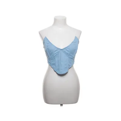 Tube top (Blue) from Missguided Elastane, Polyester