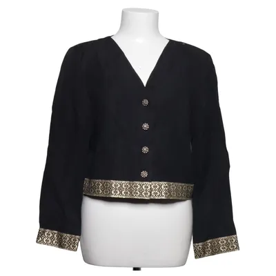 Cardigan (Noir, Or) de Jensen Polyester, Viscose
