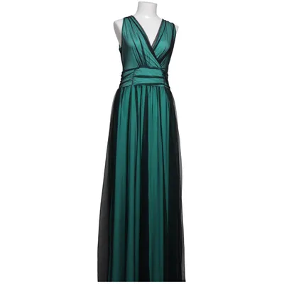Evening gown (Green, Black) from Risskio Elastane, Polyester