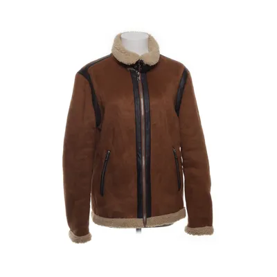 Shearling jas (Bruin) van Brave Soul Polyester, Polyurethaan, Viscose
