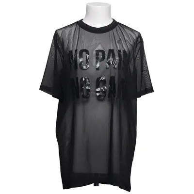Top (Black) from Workout Cotton, Elastane, Metallic fiber, Polyester