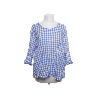 Blouse (Blue, White) from Masai Cotton
