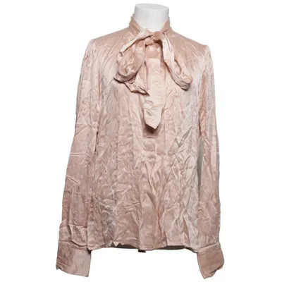 Sløjfebluse (Beige) fra Vesna W Silke