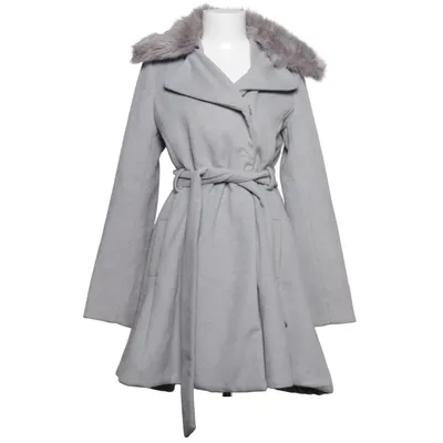 Manteau (Gris) de Lost Ink Polyester, Viscose
