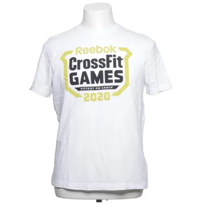 T-shirt (Weiß, Gelb, Schwarz) von Reebok Crossfit Baumwolle, Elasthan
