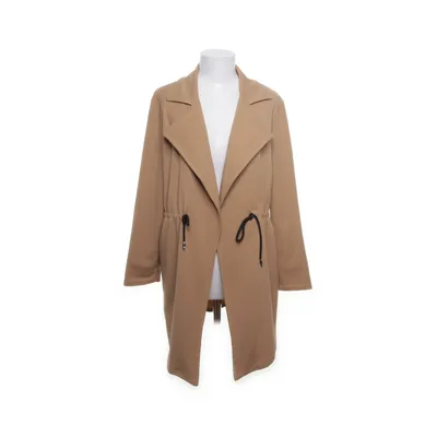 Frakke (Beige) fra Creme Fraiche Elastan, Polyester