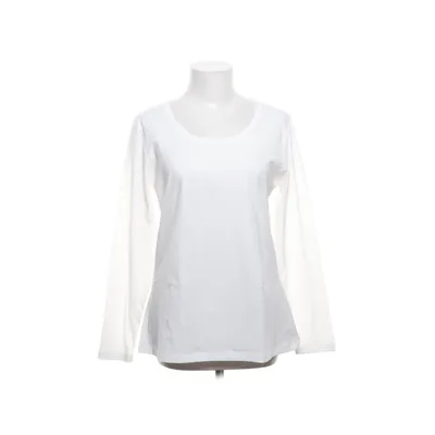 Langærmet t-shirt (Hvid) fra 365 Three-Sixty-Five Bomuld, Elastan