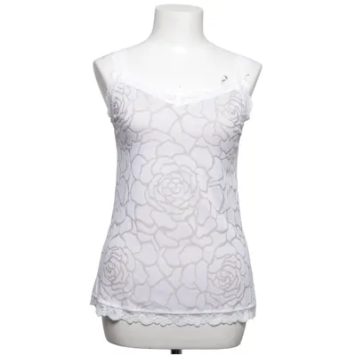 Tanktop  (Beige, Hvid) fra White House Black Market Elastan, Polyester, Viscose