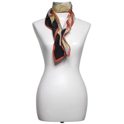 Halsdoek (Rood, Meerkleurig) van Marja Kurki Zijde