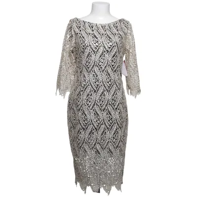 Jurk (Zwart, Beige) van Paper Dolls Polyester