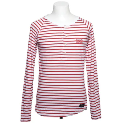 Lange mouwen shirt (Rood, Wit) van Adrian Hammond Katoen