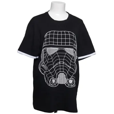 T-shirt (Sort, Hvid) fra Star Wars Bomuld, Polyester