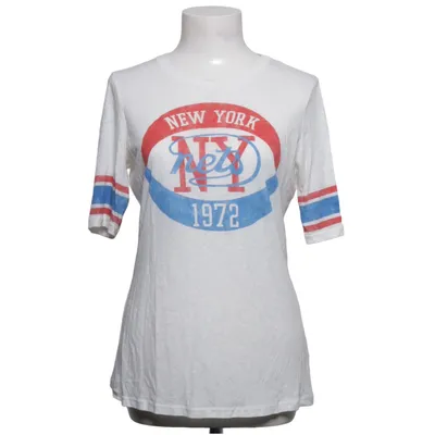 Baseball Hemd (Weiß, Blau, Rot) von Hardwood Classics x Mitchell & Ness Baumwolle, Polyester, Viskose