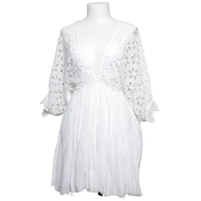 Kjole (Hvid) fra Free People Bomuld, Viscose