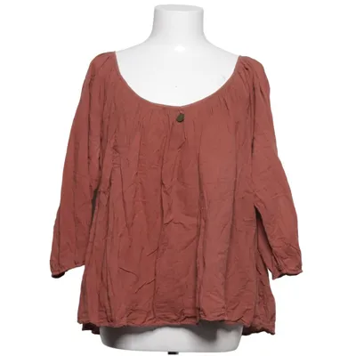Bluse (Brun) fra Repeat Bomuld, Viscose