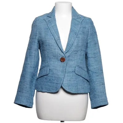 Blazer (Blauw) van Holly Golightly Zijde, Viscose