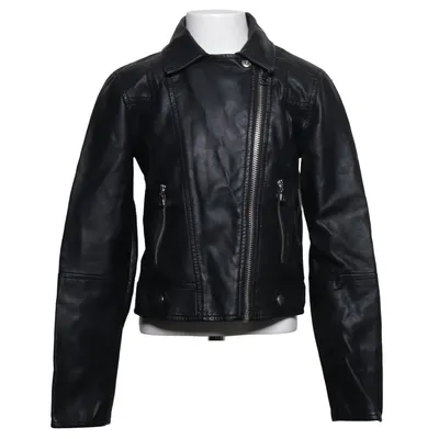 Biker jacket (Black) from Page One Young Polyester, Polyurethane, Viscose