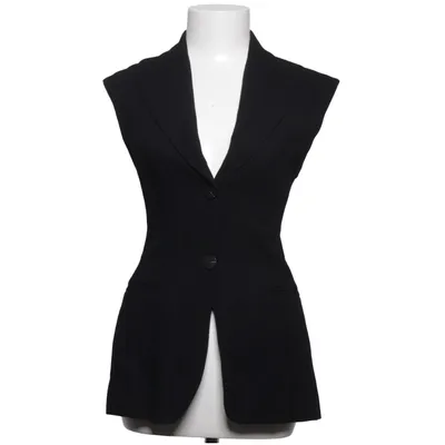 Gilet d'extérieur (Noir) de Massimo Dutti Coton, Lin