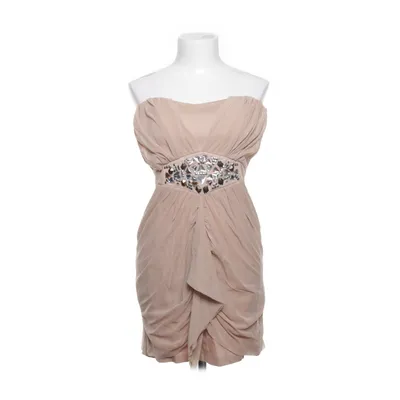 Cocktail dress (Beige) from Elise Ryan Cotton, Elastane, Nylon
