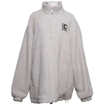 Fleece jacket (Beige) from Karl Kani Polyester