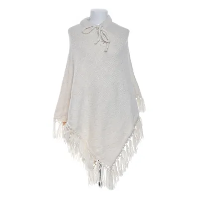 Poncho (Beige) Akryl, Ull