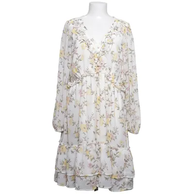 Dress (White, Multicolored) from Newbie by KappAhl Polyester