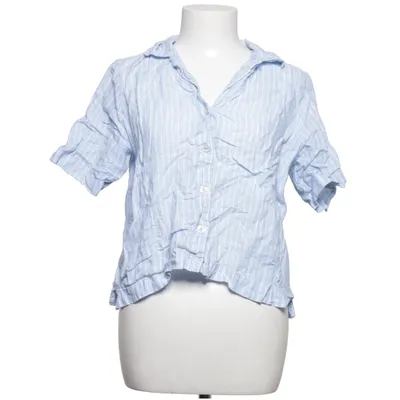 Kortärmad skjorta (Blå, Vit) från Morris Lady Linne