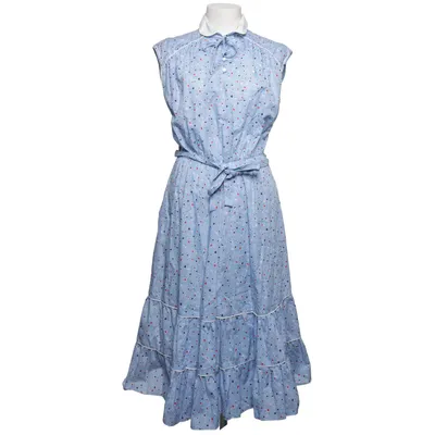 Långklänning (Blå, Flerfärgad) från Diolen Bomull, Polyester