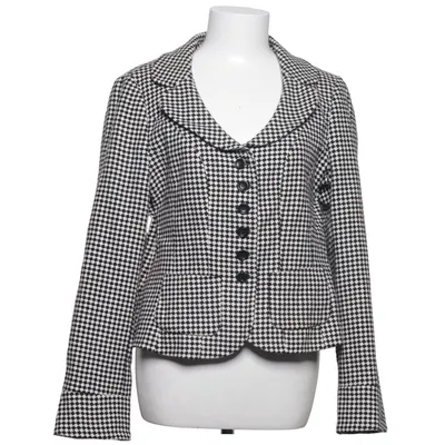 Kavaj (Svart, Vit) från Oui Set Acetat, Elastan, Polyester, Ull