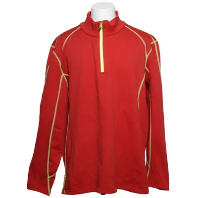Fleece trui (Rood, Geel) van Engelbert Strauss Elastaan, Polyester